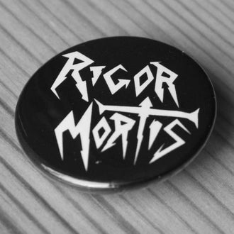 Rigor Mortis - White Logo (Badge)