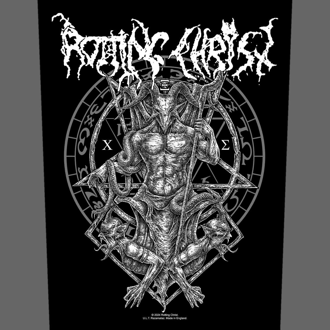Rotting Christ - Hellenic Black Metal Legions (Backpatch)