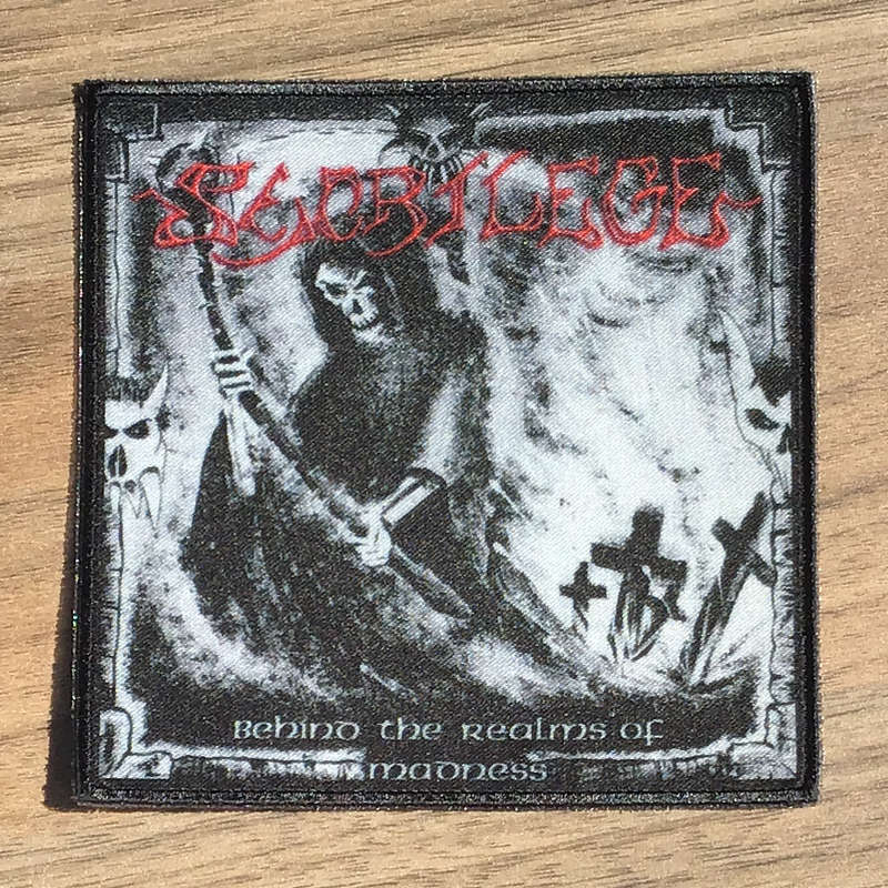 Sacrilege - Behind the Realms of Madness (Printed Patch)