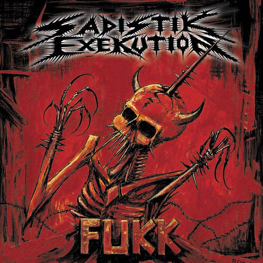 Sadistik Exekution - Fukk (2022 Reissue) (Red Marble Edition) (LP)