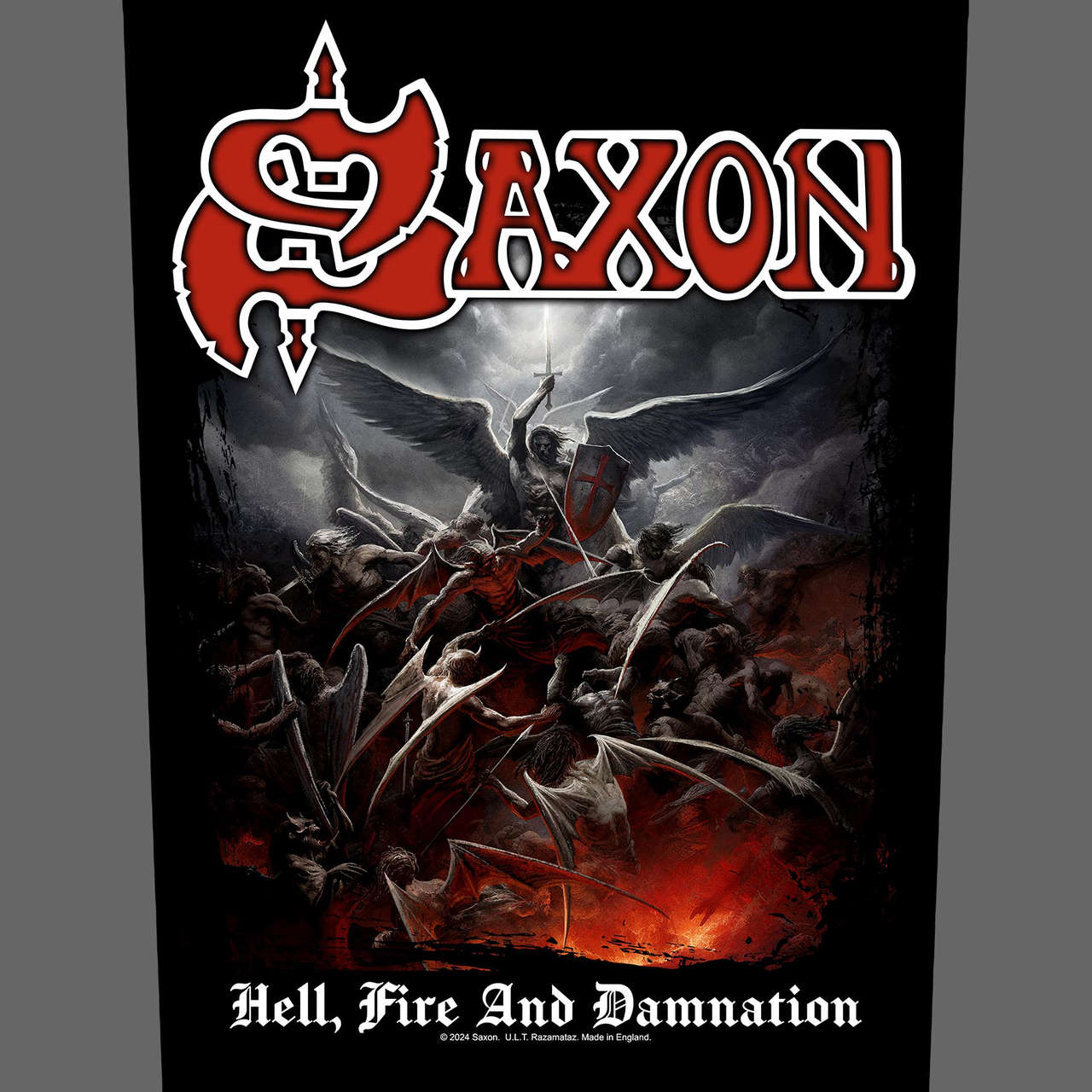 Saxon - Hell, Fire and Damnation (Backpatch)