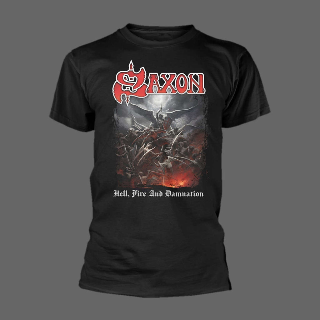 Saxon - Hell, Fire and Damnation (T-Shirt - Released: 8 November 2024)