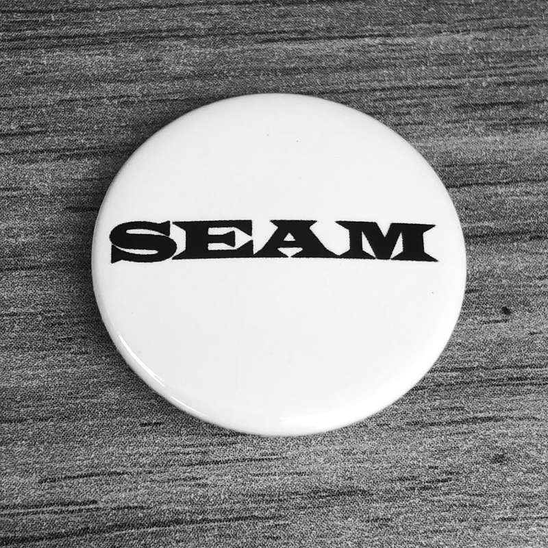 Seam - Black Logo (Badge)