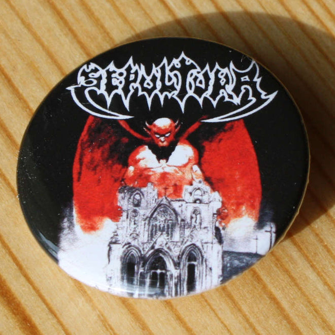 Sepultura - Bestial Devastation (Logo) (Badge)
