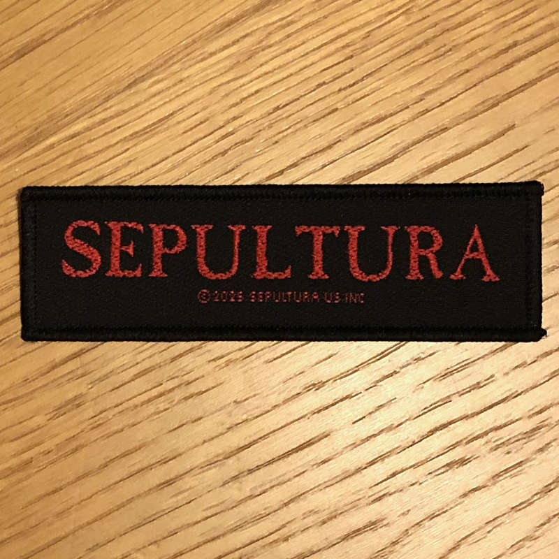 Sepultura - Red Logo (Woven Patch)