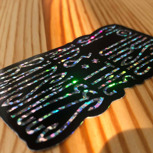 Siouxsie and the Banshees - Logo (Glitter) (Sticker)