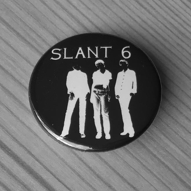 Slant 6 - White Logo & Band (Badge)