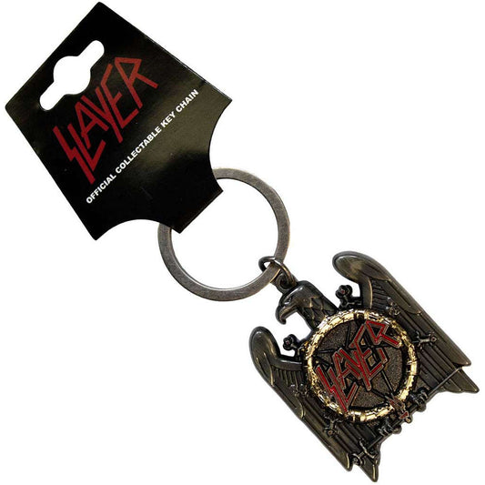Slayer - Eagle Logo (Gold) (Keyring)