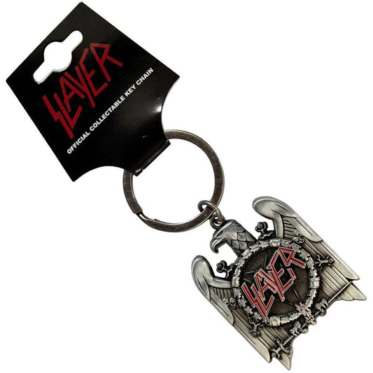 Slayer - Eagle Logo (Silver) (Keyring)