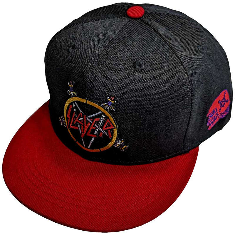 Slayer - Logo / Reign in Blood (Red & Black) (Cap)