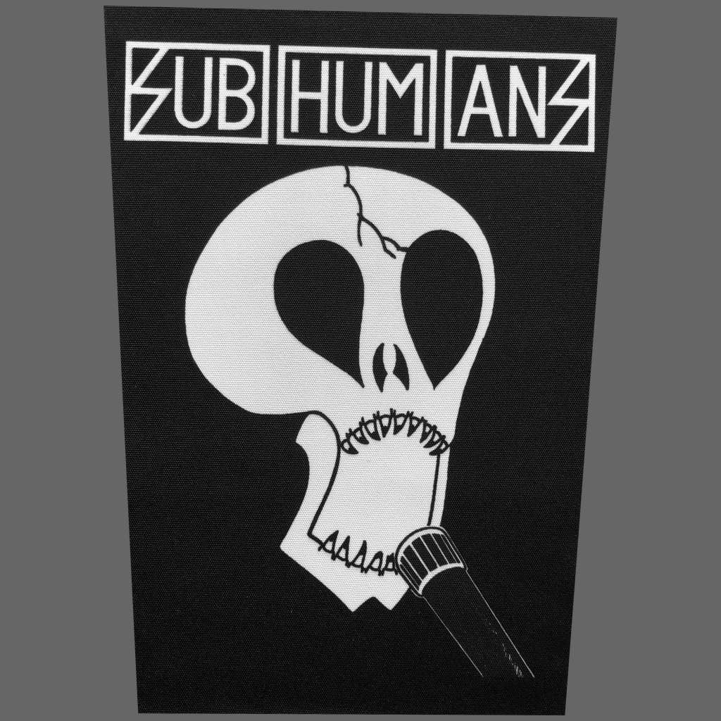 Subhumans - Demolition War (Skull) (Backpatch)