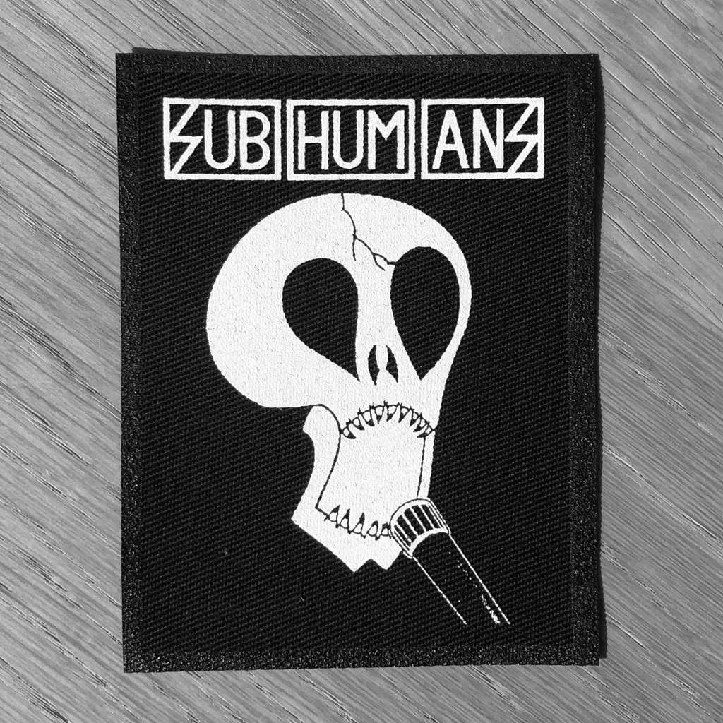 Subhumans - Demolition War (Skull) (Printed Patch)