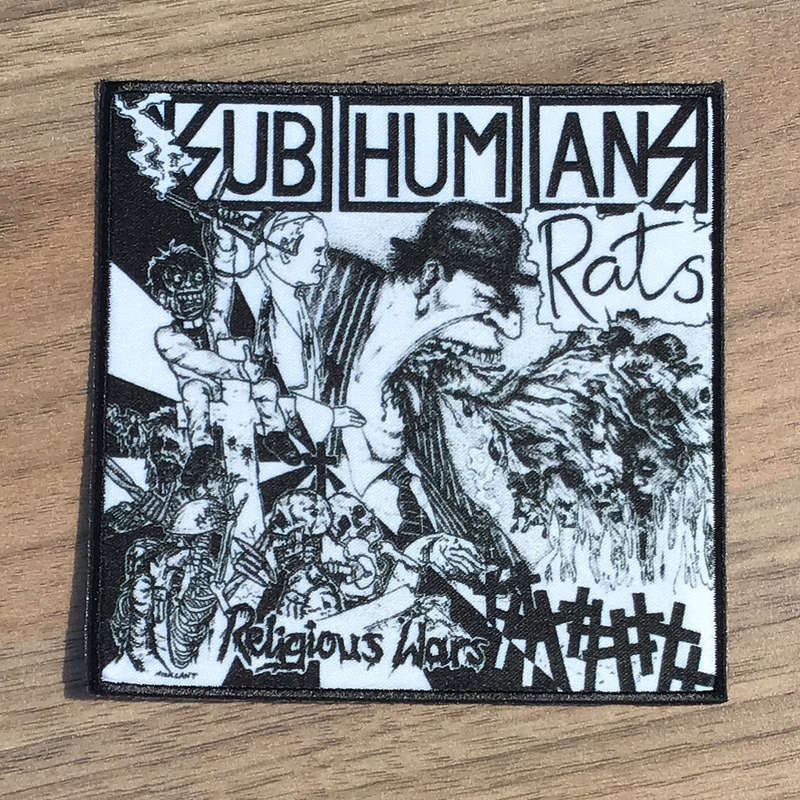 Subhumans - Rats / Religious Wars (Printed Patch)