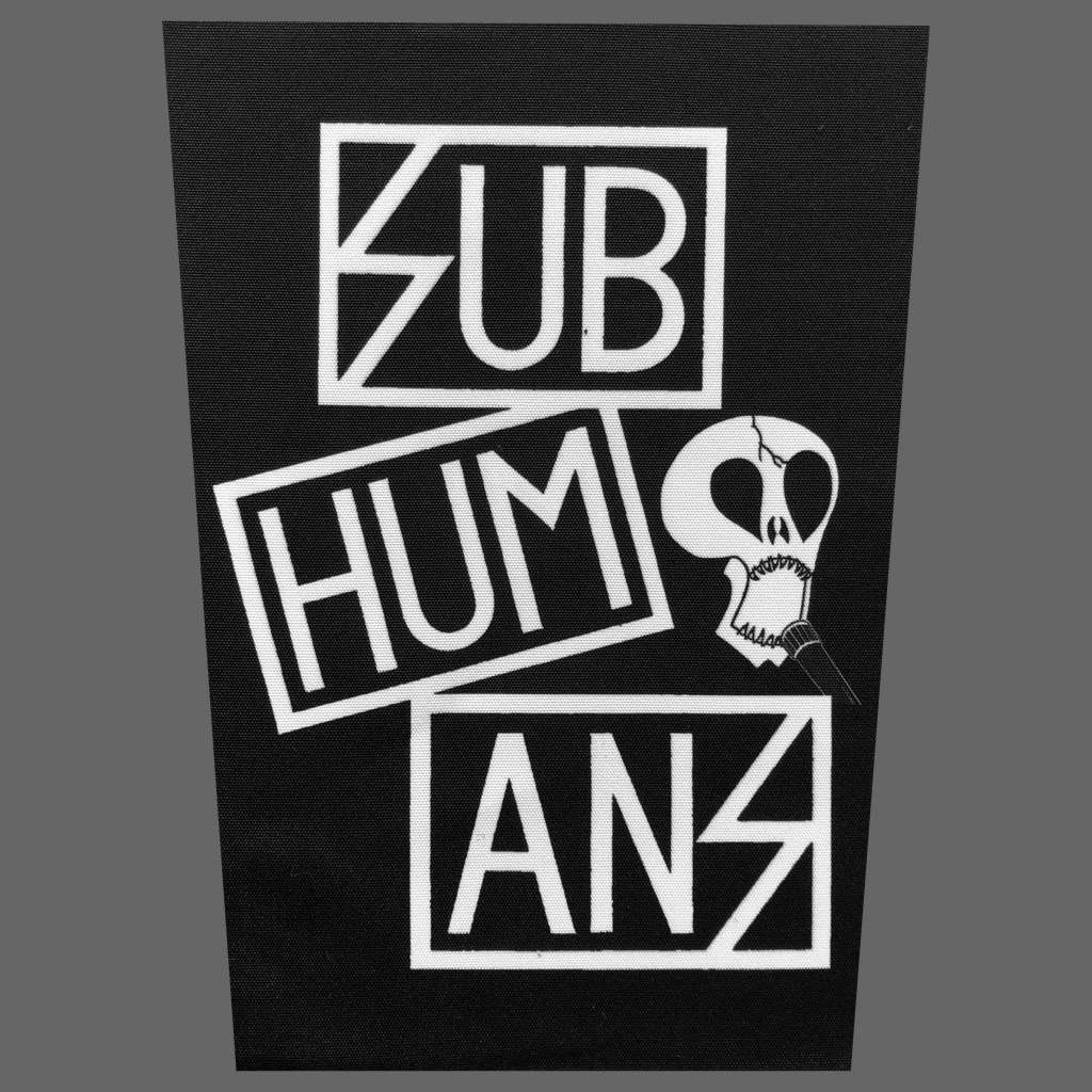 Subhumans - Stacked Logo (Printed Patch)