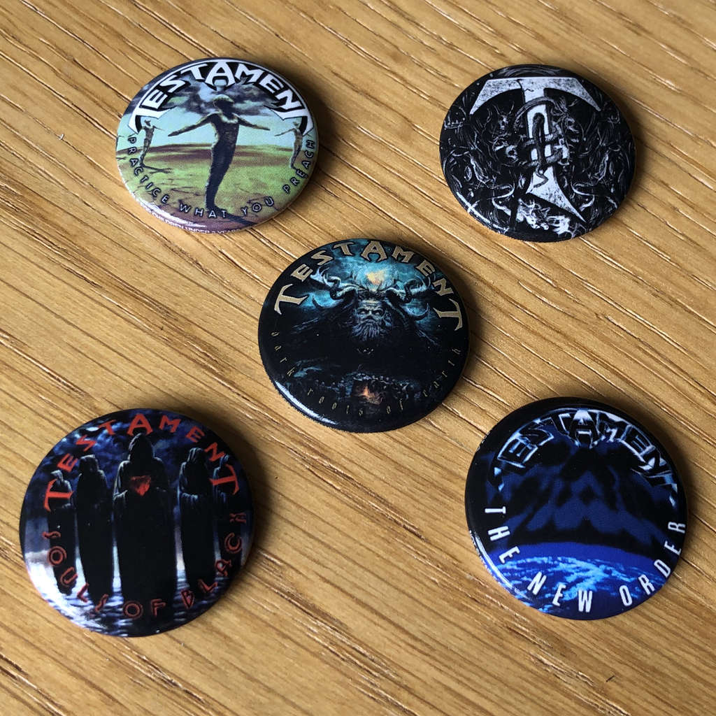 Testament - Albums (Badge Pack)