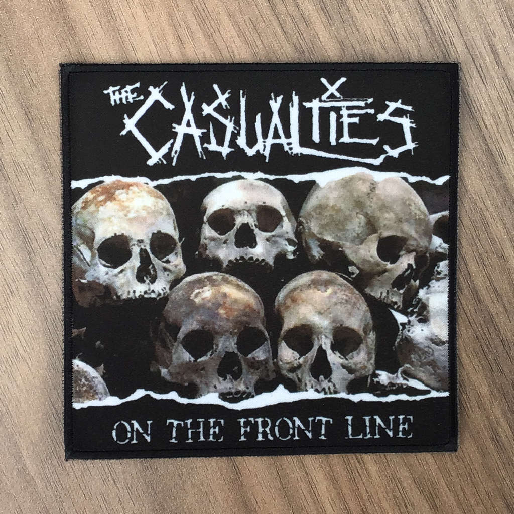 The Casualties - On the Front Line (Printed Patch)