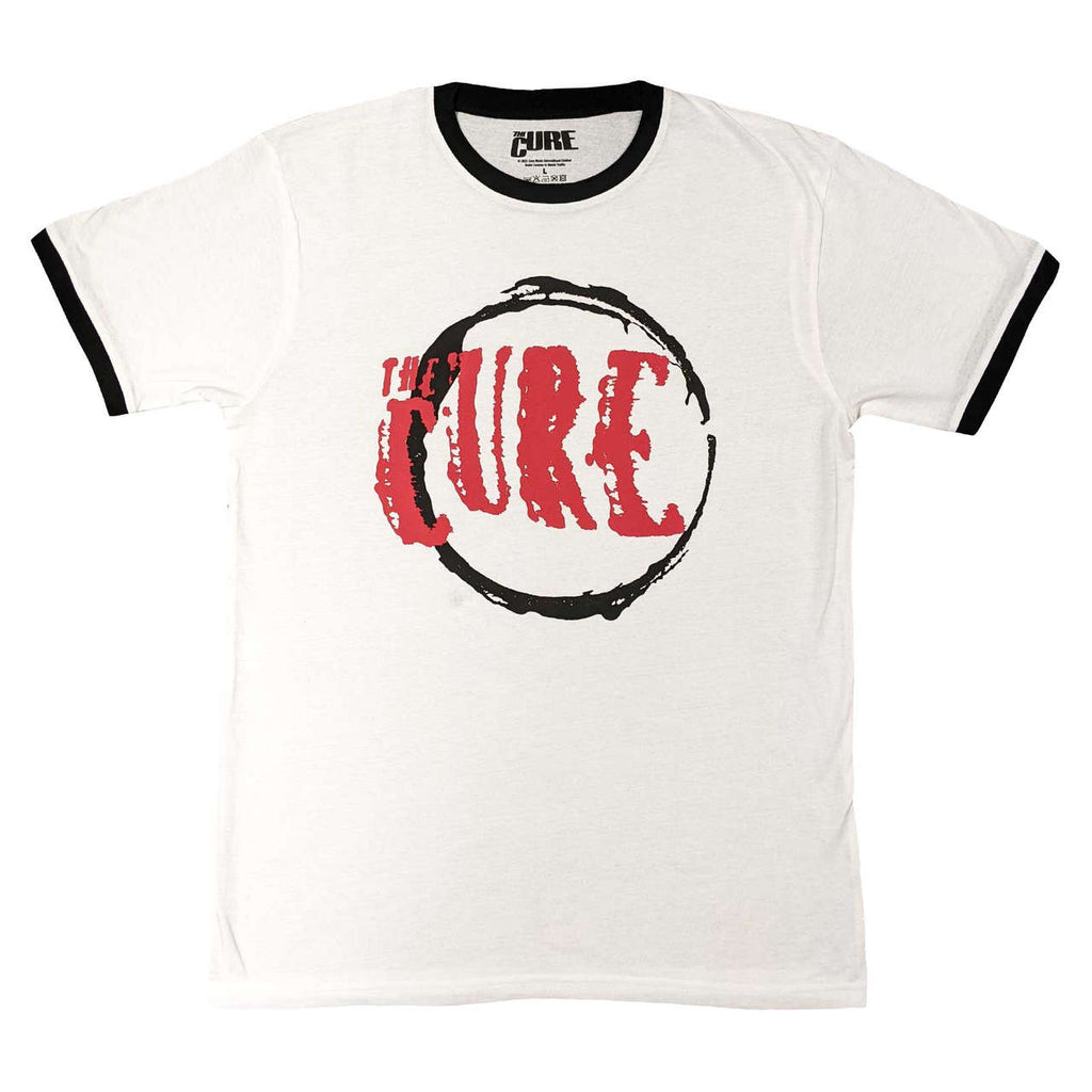 The Cure - Circle Logo (Ringer) (T-Shirt)