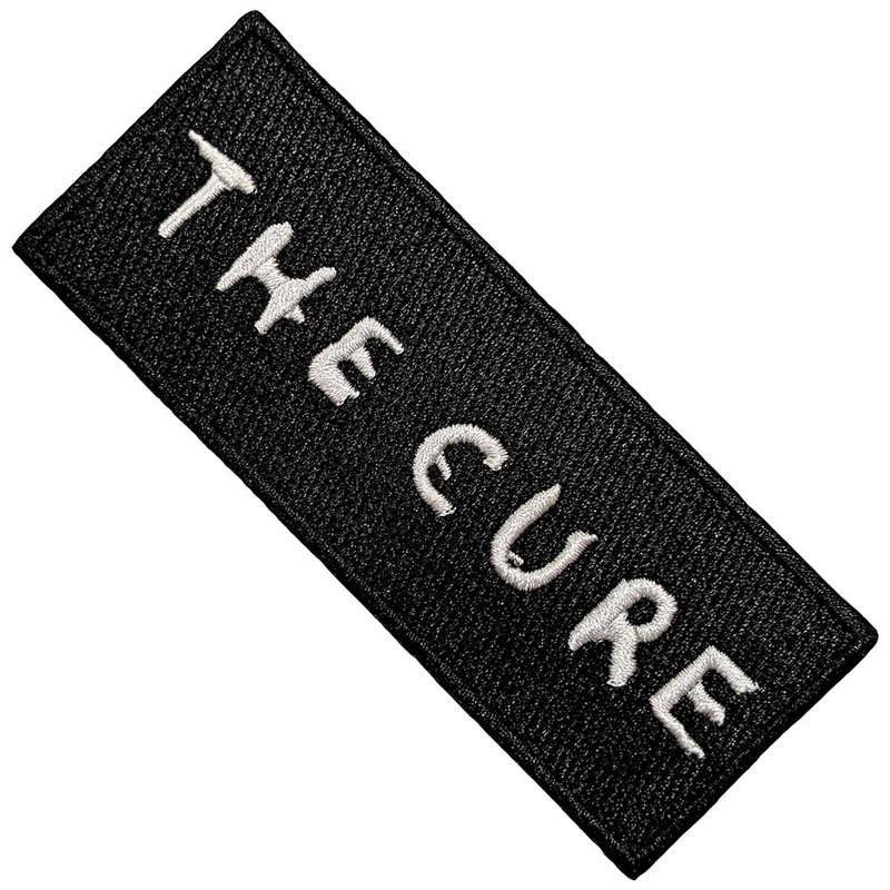 The Cure - White Logo (Embroidered Patch)