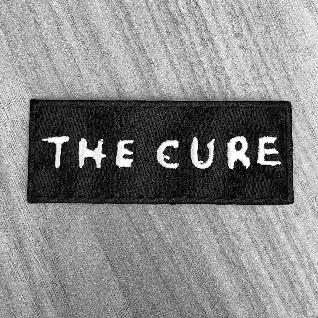 The Cure - White Logo (Embroidered Patch)