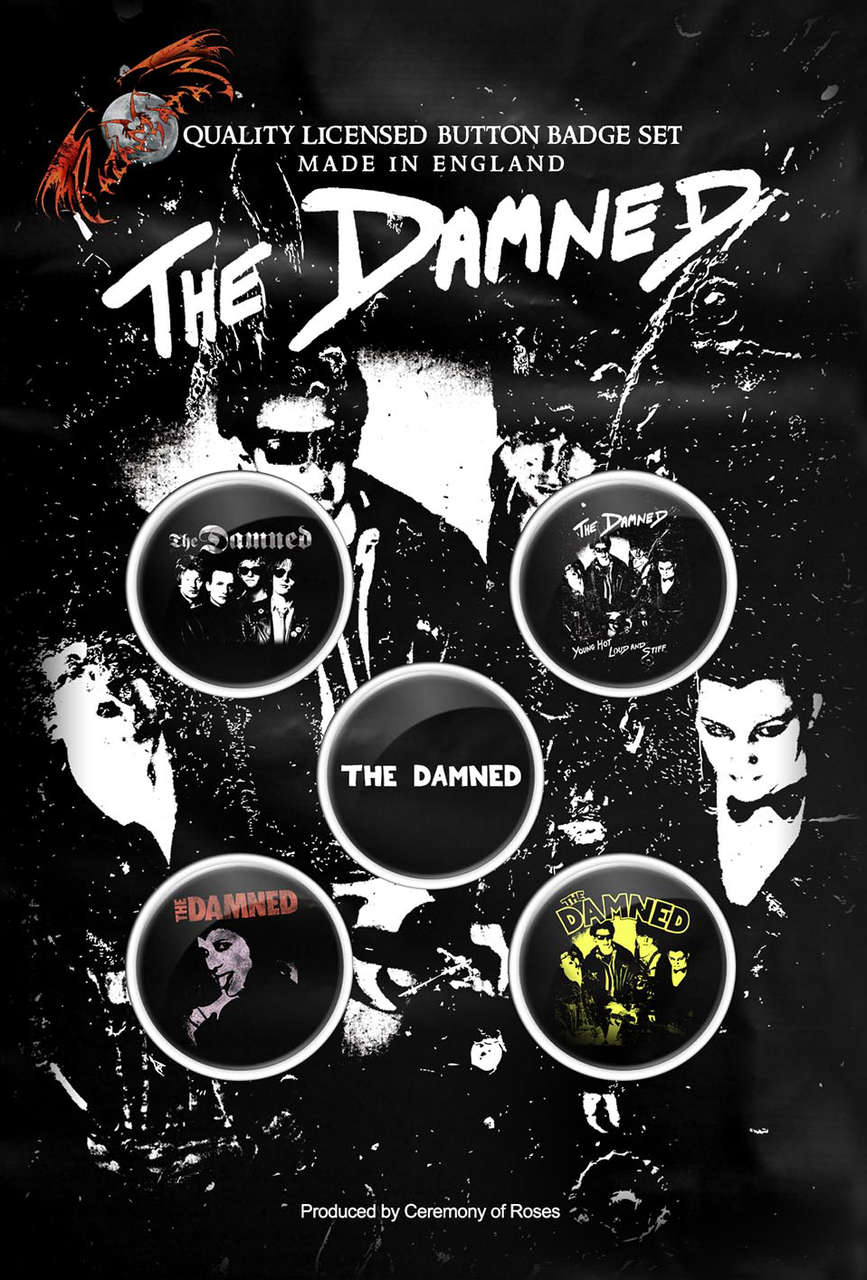 The Damned - Young, Hot, Loud and Stiff (Badge Pack) | Todestrieb