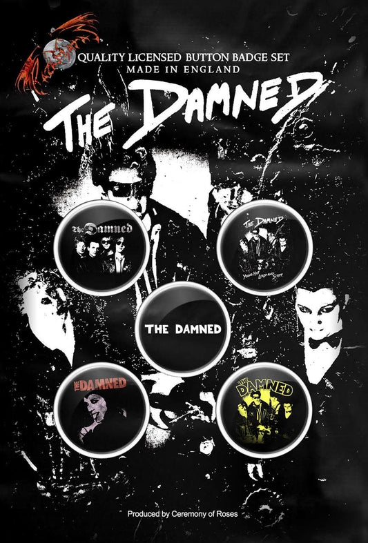 The Damned - Young, Hot, Loud and Stiff (Badge Pack)