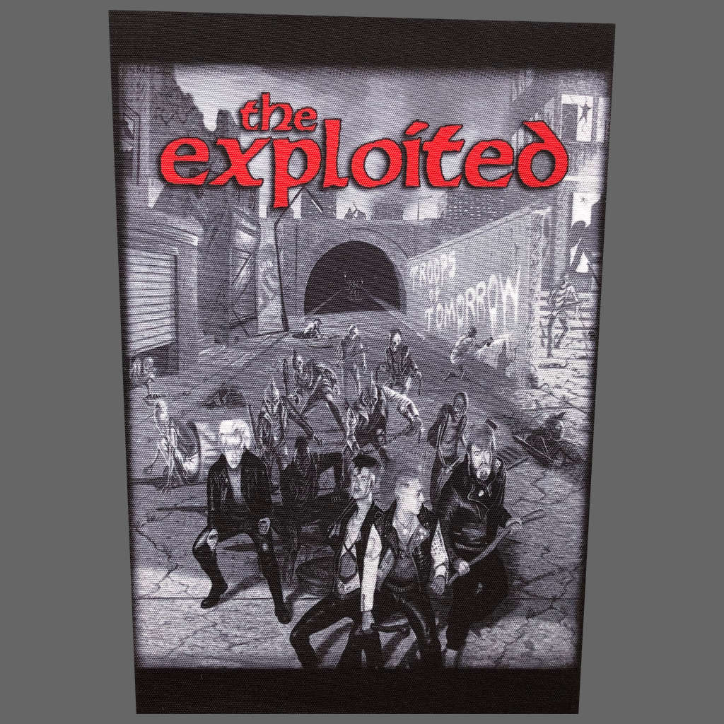 The Exploited - Troops of Tomorrow (Black & White) (Printed Patch)