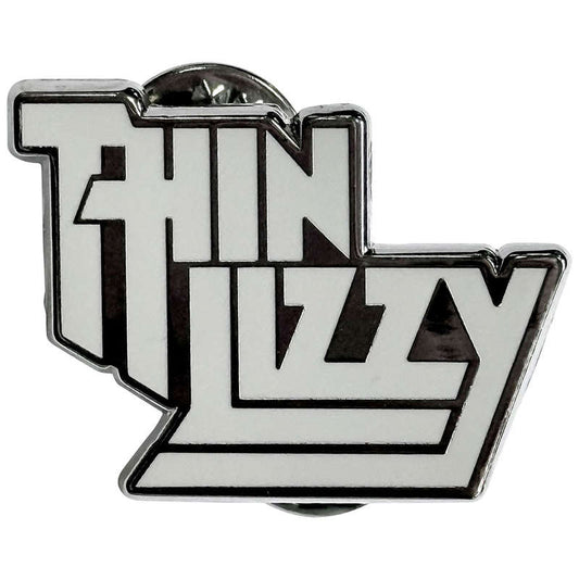 Thin Lizzy - White Logo (Metal Pin)