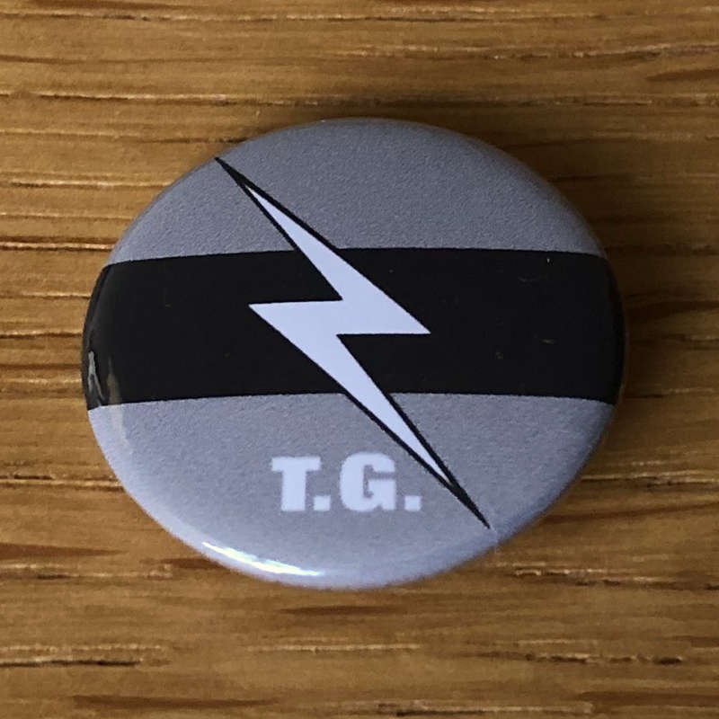 Throbbing Gristle - Logo Symbol (Grey) (Badge)