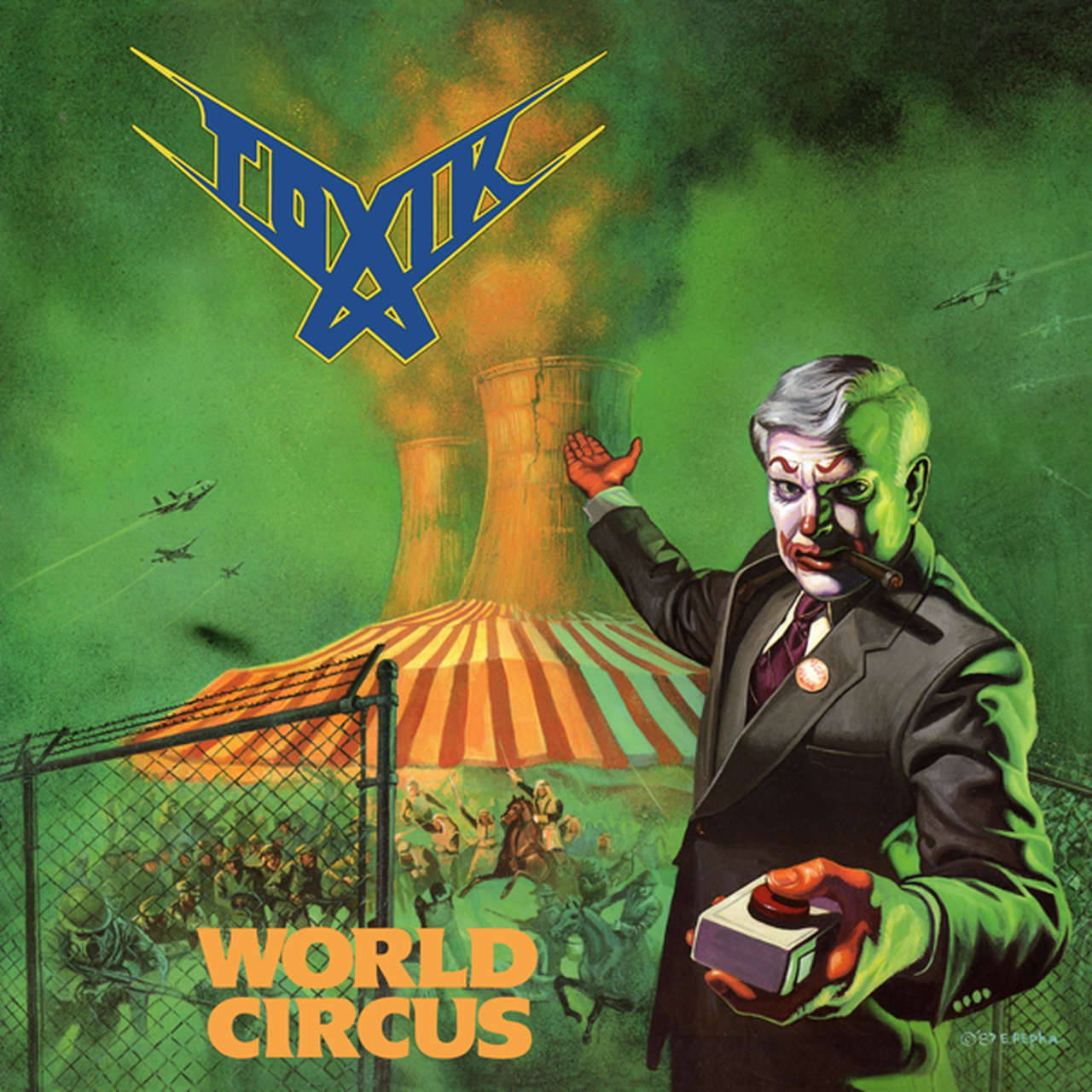 Toxik - World Circus (2025 Reissue) (Green & Black Edition) (LP)