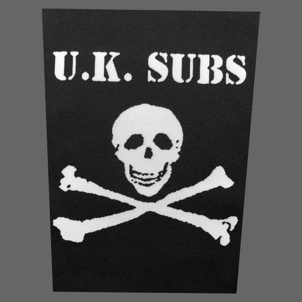 U.K. Subs - Skull & Crossbones (Backpatch)