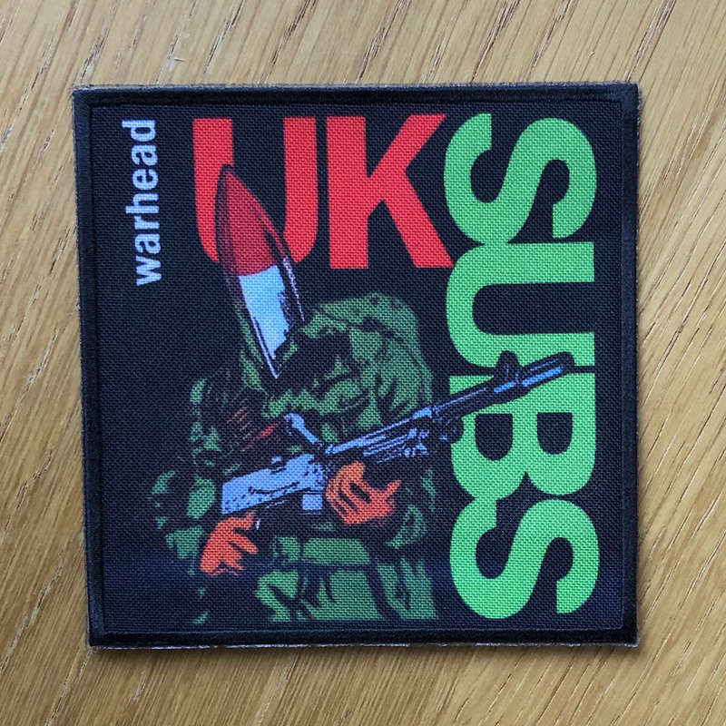 U.K. Subs - Warhead (Black) (Printed Patch)