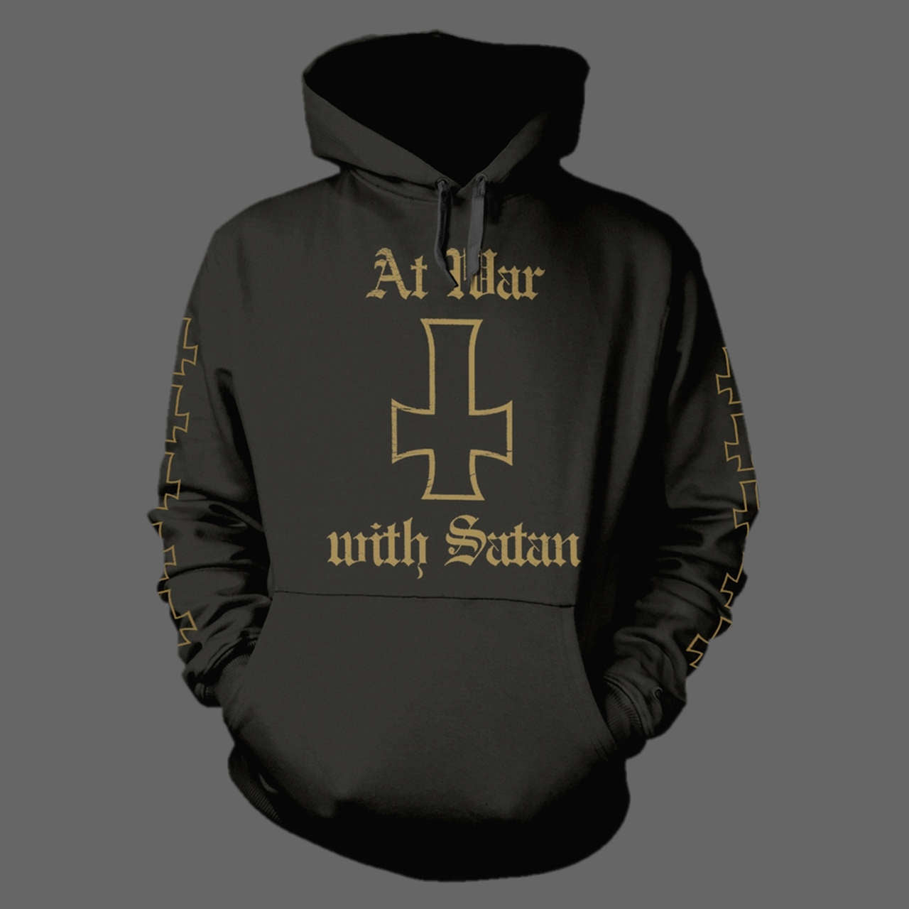 Venom - At War with Satan (Old Logo) (Gold) (Hoodie)