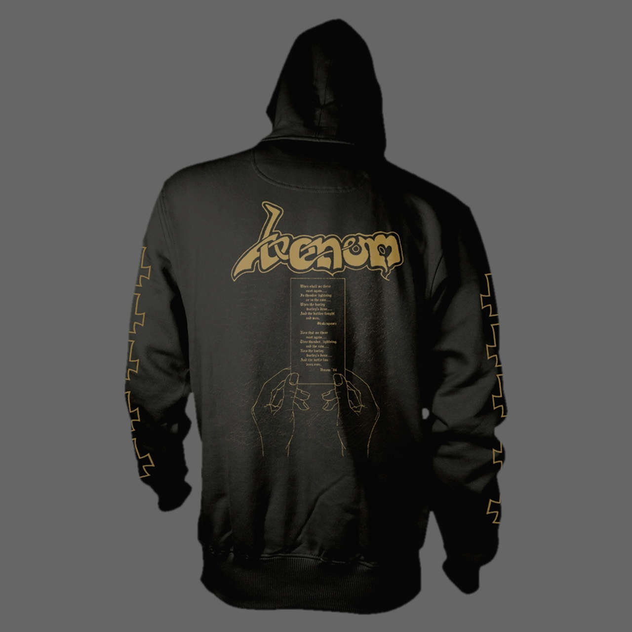 Venom - At War with Satan (Old Logo) (Gold) (Hoodie)