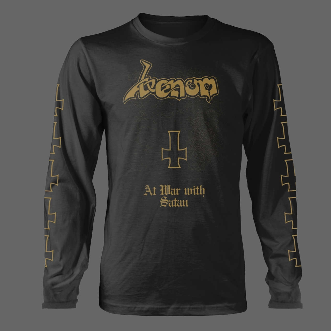 Venom - At War with Satan (Old Logo) (Gold) (Long Sleeve T-Shirt)