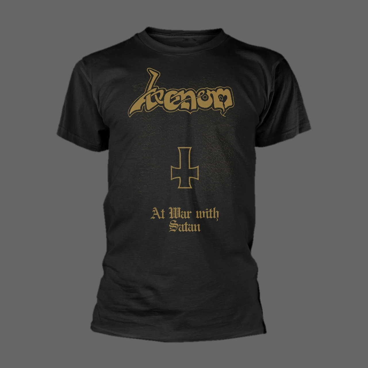 Venom - At War with Satan (Old Logo) (Gold) (T-Shirt)