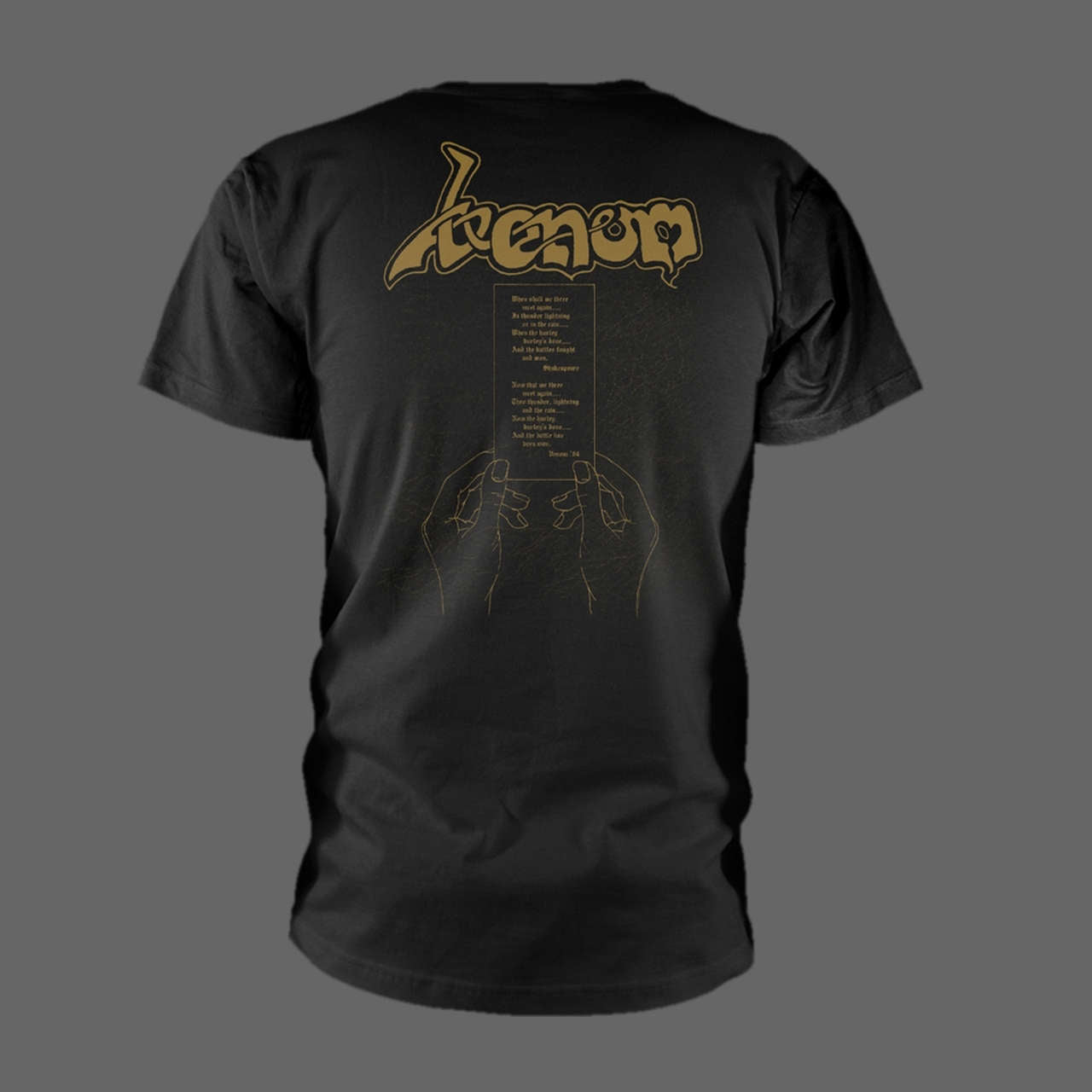 Venom - At War with Satan (Old Logo) (Gold) (T-Shirt)