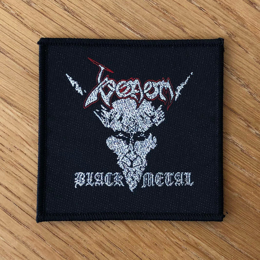 Venom - Black Metal (Silver) (Woven Patch)