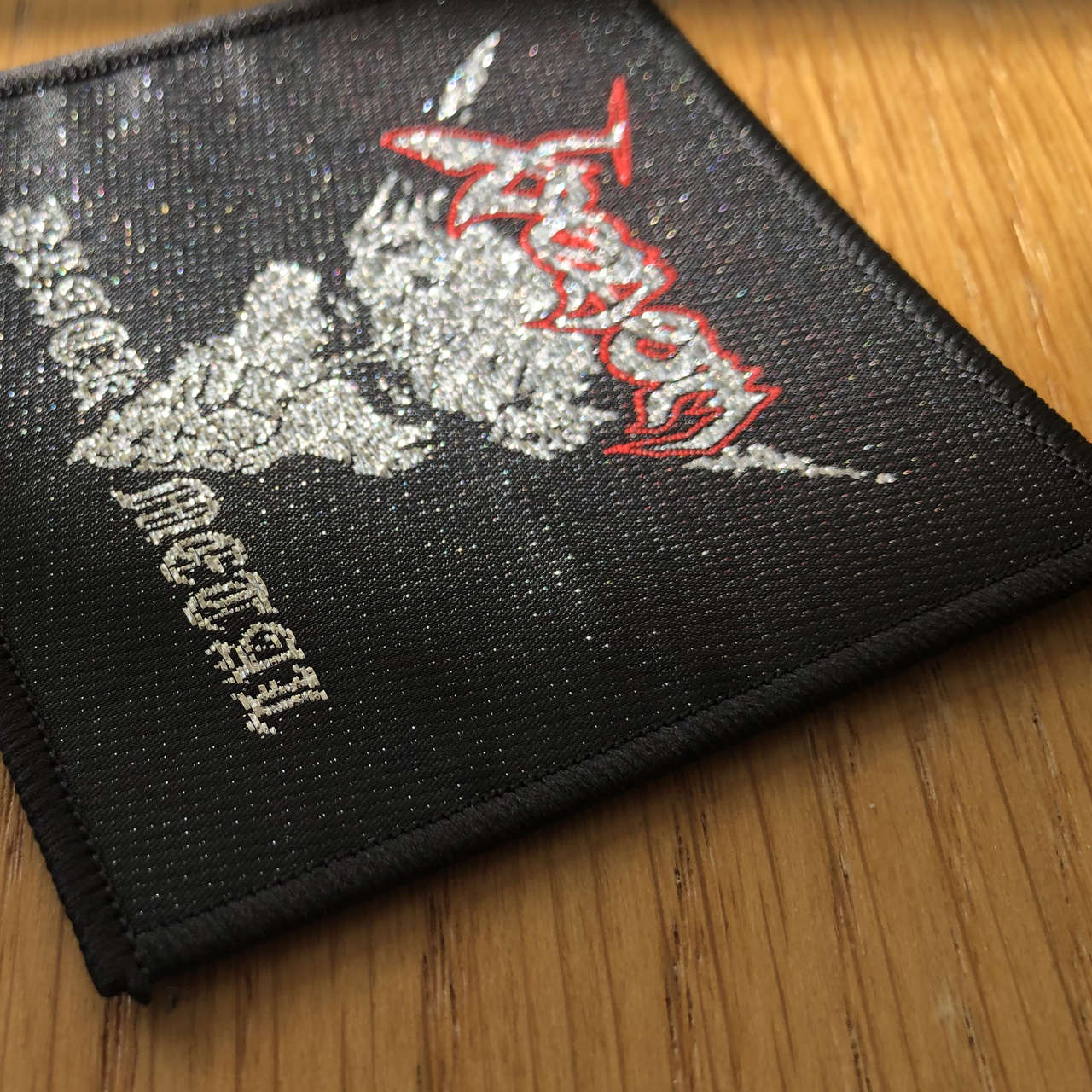 Venom - Black Metal (Silver) (Woven Patch)