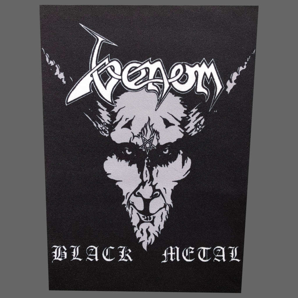 Venom - Black Metal (White Logo) (Backpatch)