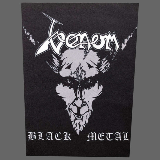 Venom - Black Metal (White Logo) (Backpatch)