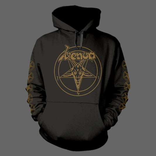 Venom - Gold Logo & Sigil of Baphomet (Hoodie)