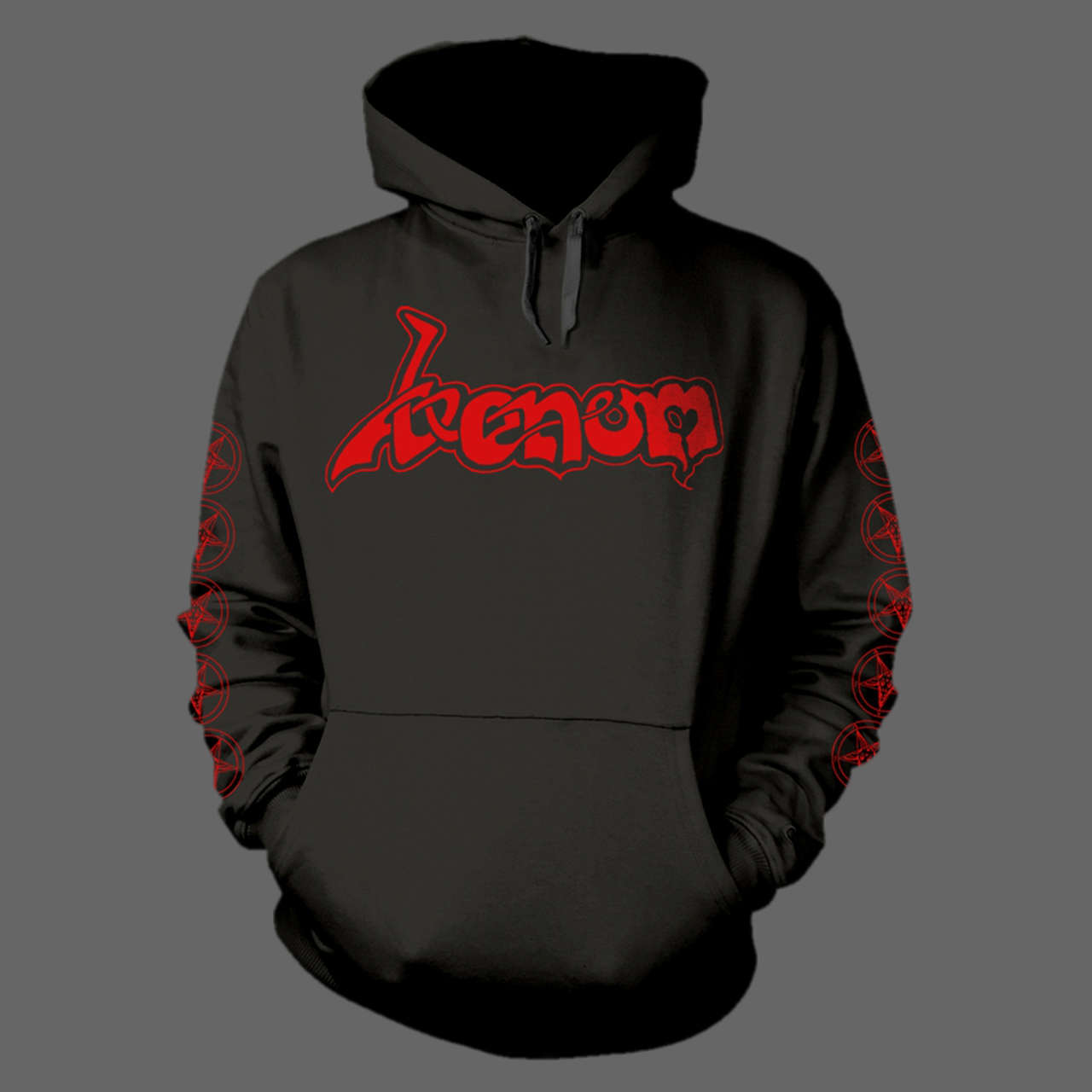 Venom - Red Old Logo (Hoodie)