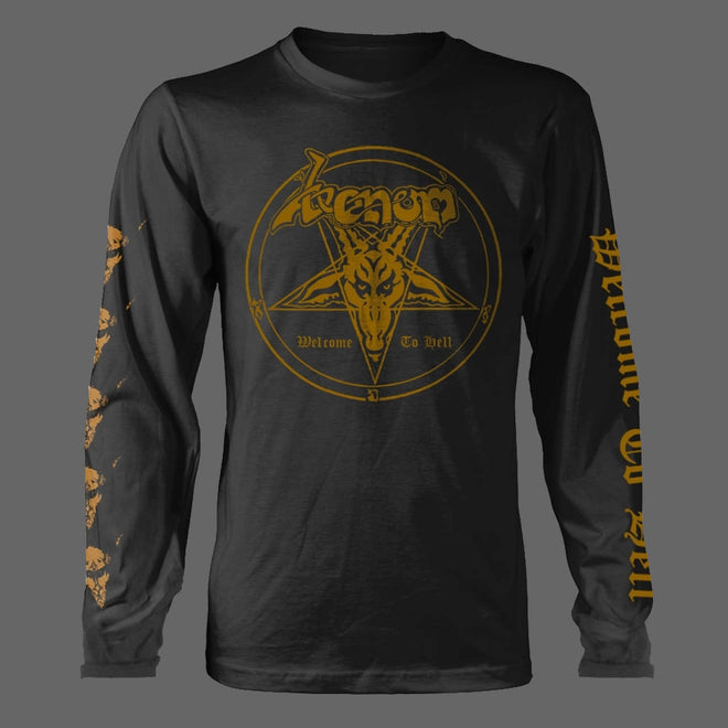 Venom - Welcome to Hell (Gold) (Long Sleeve T-Shirt)