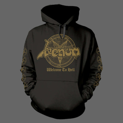 Venom - Welcome to Hell (Old Logo) (Gold) (Hoodie)