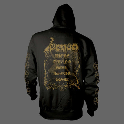 Venom - Welcome to Hell (Old Logo) (Gold) (Hoodie)