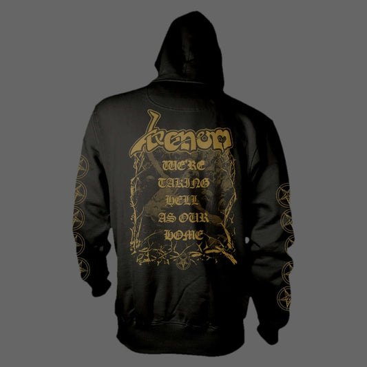 Venom - Welcome to Hell (Old Logo) (Gold) (Hoodie)