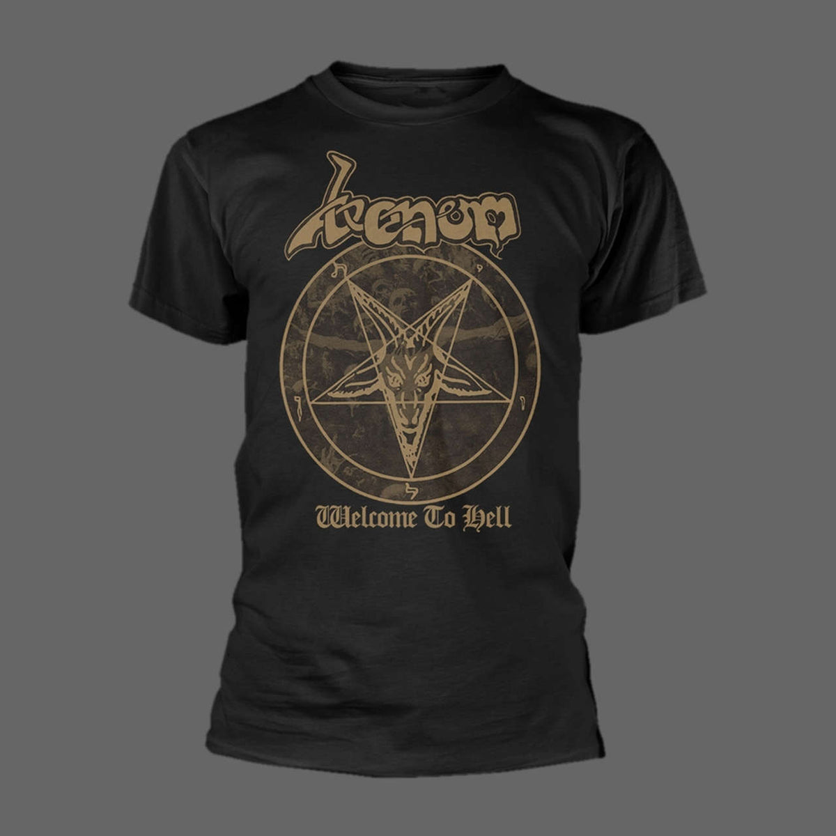 Venom - Welcome to Hell (Old Logo) (Gold) (T-Shirt)