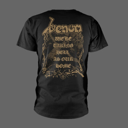 Venom - Welcome to Hell (Old Logo) (Gold) (T-Shirt)