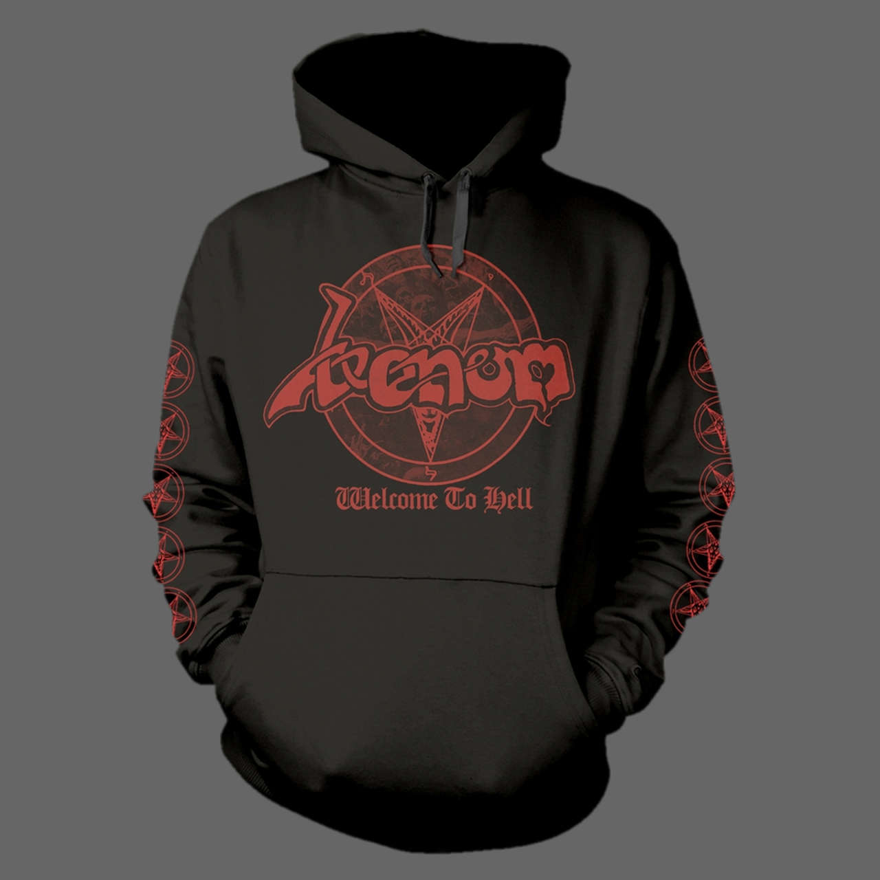 Venom - Welcome to Hell (Old Logo) (Red) (Hoodie)