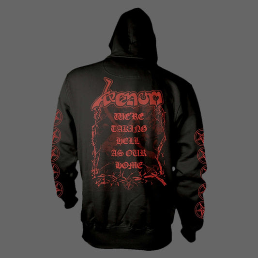 Venom - Welcome to Hell (Old Logo) (Red) (Hoodie)